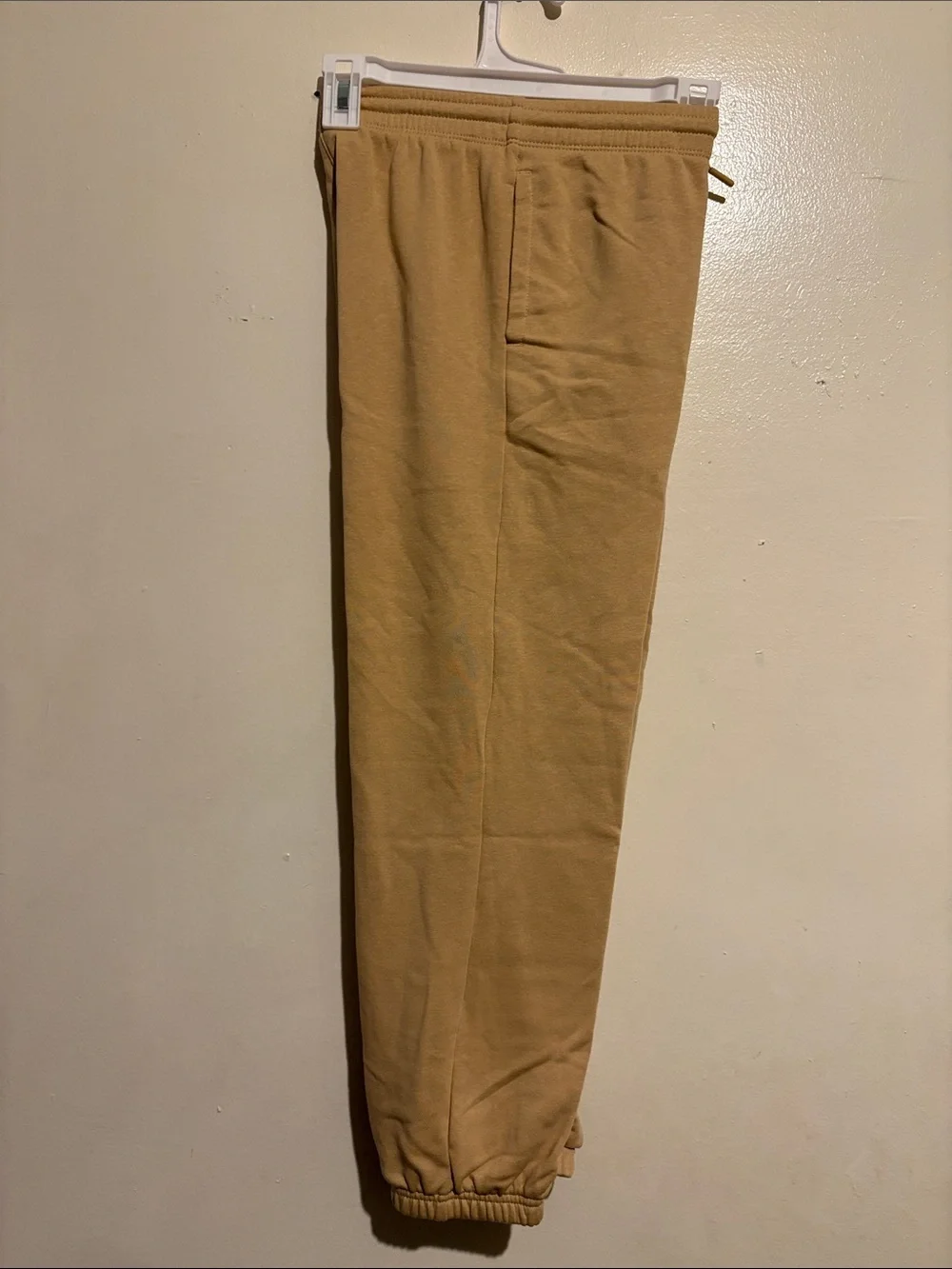 Converse Kids Tan Joggers with Black Star Logo Size M